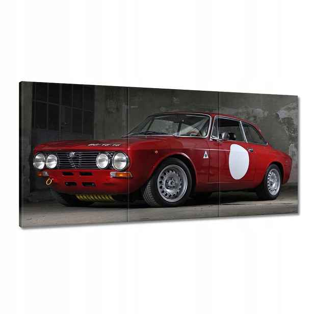 Obrazy 180x90 Červená Alfa Romeo