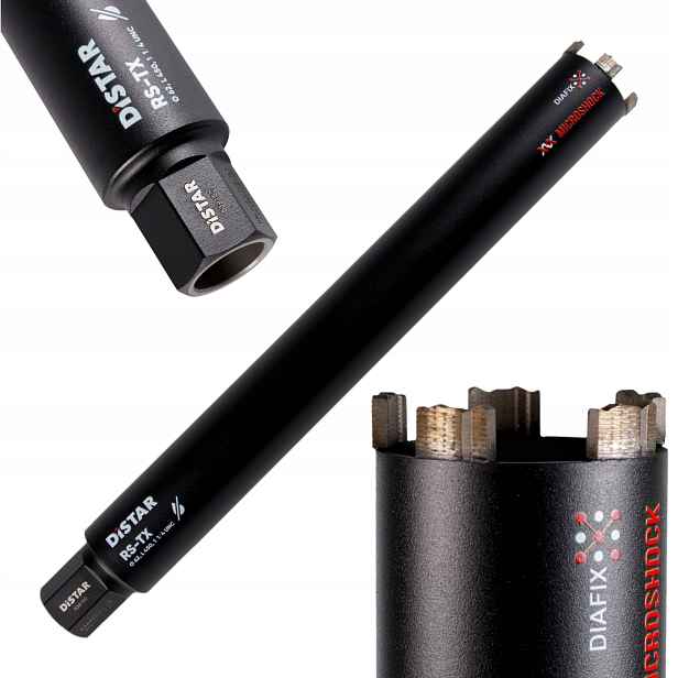 Distar Vrták Diamantový Korunka Do Betonu 62x450 mm 1 1/4 Unc Rs-tx