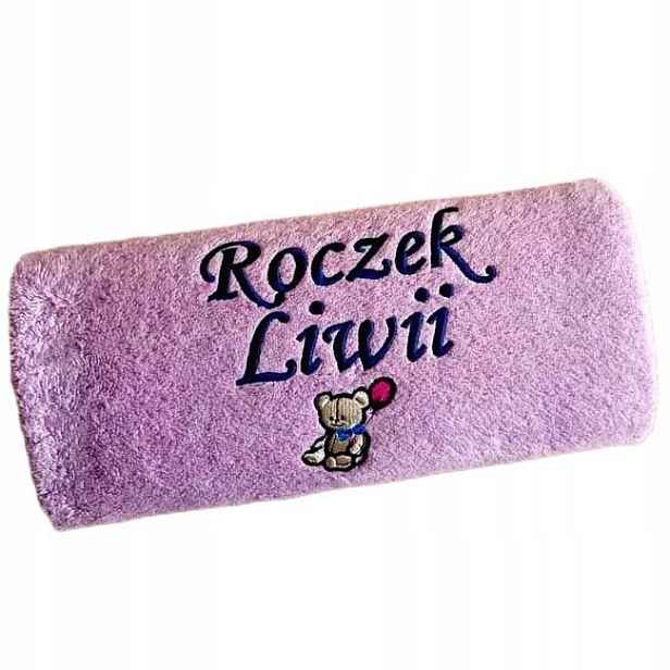 Dárek na Roček pro holčičku chlapce Ručník se jménem datum 1. Narozeniny