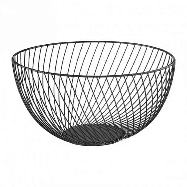 Košík Na Ovoce 26cm Černý Ambition Decor 29504