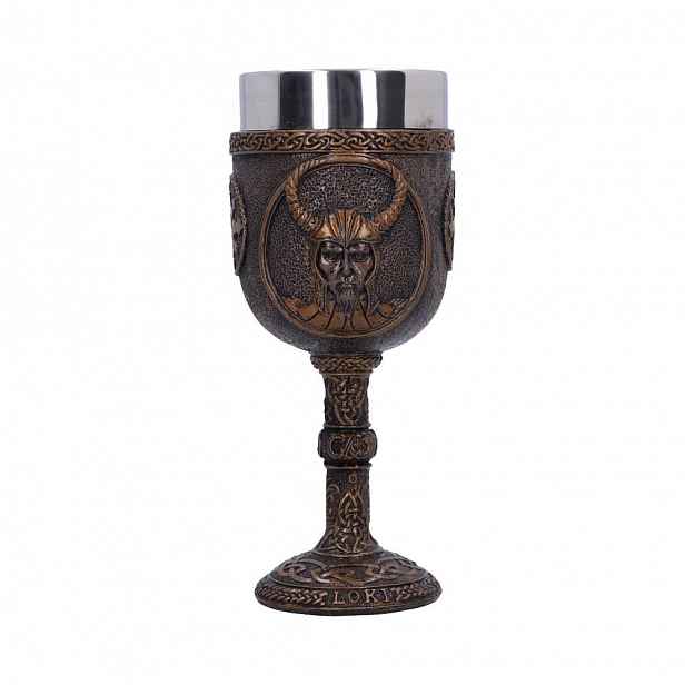Loki Viking ozdobný kalich import Anglie