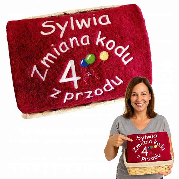 Originální dárek k Narozeninám pro ženu muže 18,30,40,50,60 Ručník
