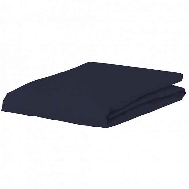 Prostěradlo Jersey 90-100 X 200-220 CM S Gumičkou, Tmavě Modré