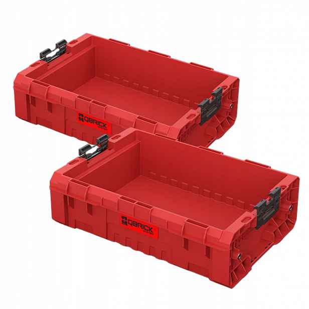 Qbrick System Pro Box 2.0 130 Red Ultra Hd Custom box na nářadí x2