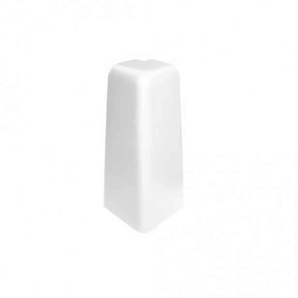Roh k soklu Naturel bílá, PVC, délka 2 cm, EROHW