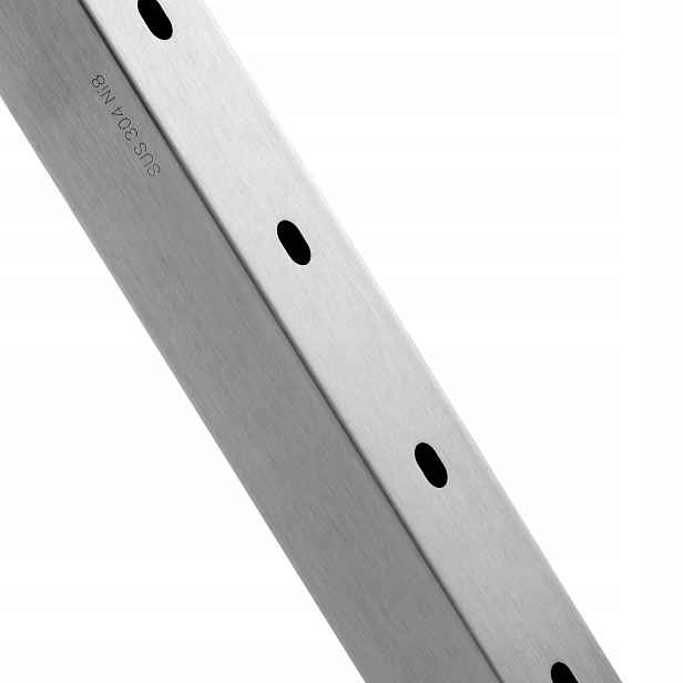 Sloupek pro lanové zábradlí 30° 107 cm z ušlechtilé oceli s úchyty