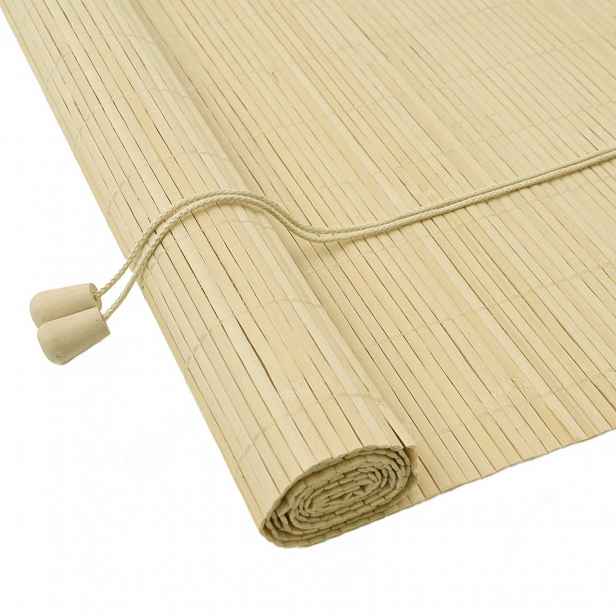 vidaXL Roleta Přírodní 50 x 160 cm Bambus