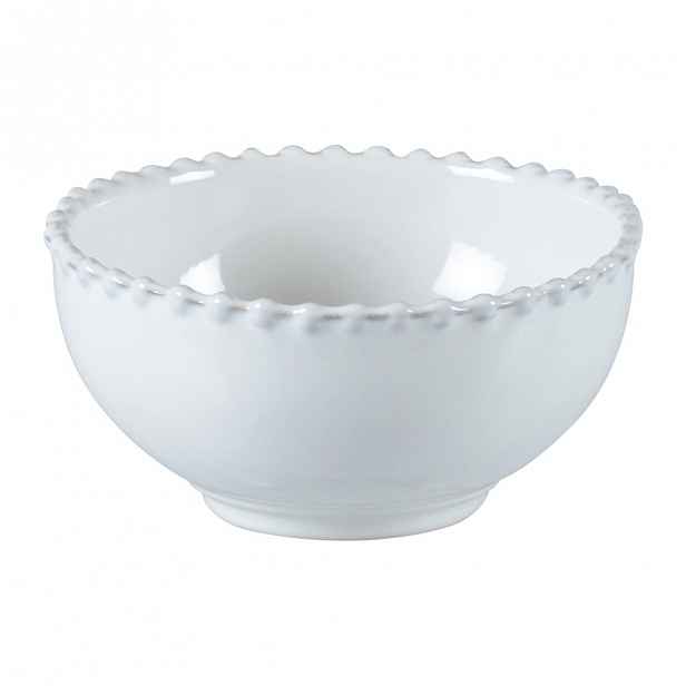 Bílá kameninová miska Costa Nova Pearl, ⌀ 13 cm