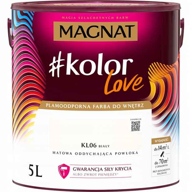 Magnat Barva Love KL06 bílá 5L Bs