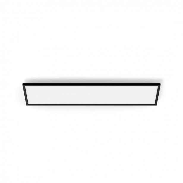 Philips Hue Aurelle - Chytrý stropní LED panel, 120x30 cm, černá 929003597702