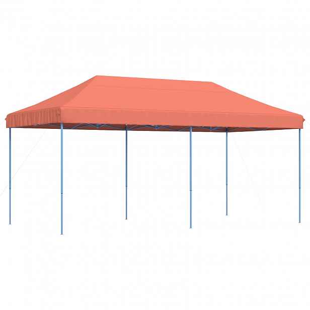 vidaXL Party Stan 292 x 580 x 315 cm Cihlová Oxford látka