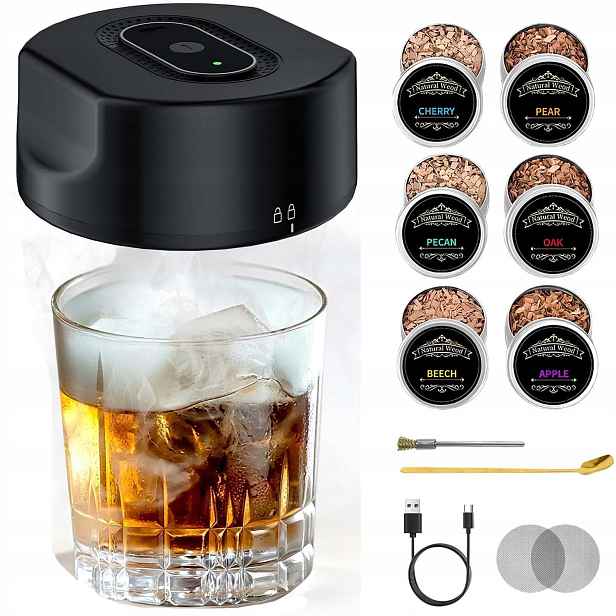 Sada Na Uzení Whisky Elektrický Smoker Dárek Pro Manžela Pro Muže