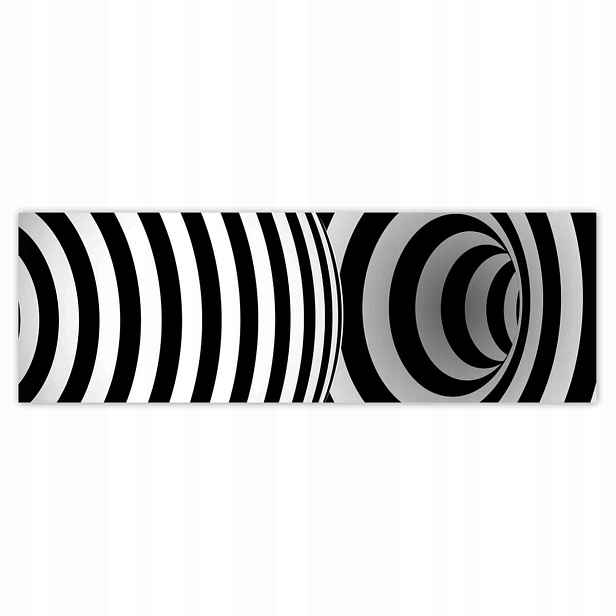 Plakáty 200x66 Abstrackja černobílá