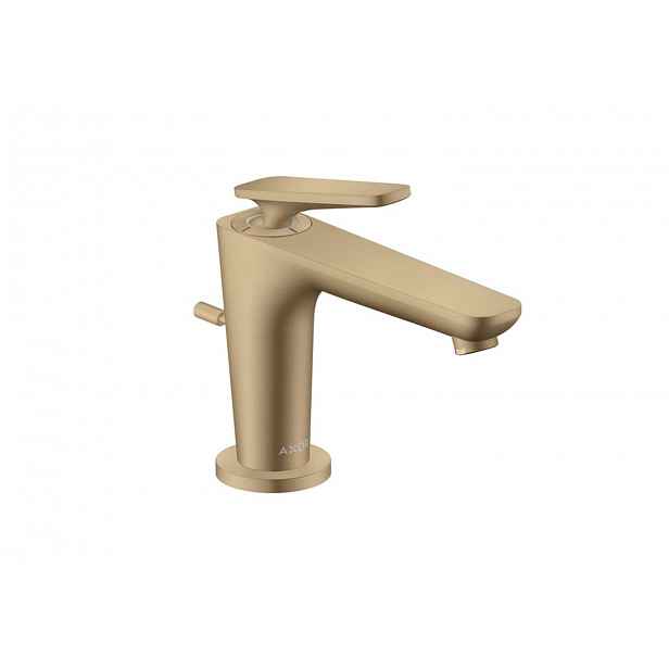 Axor Citterio C - Umyvadlová baterie s výpustí, EcoSmart, CoolStart, kartáčovaný bronz 49010140