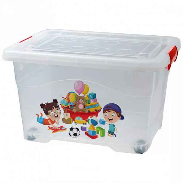 Box na potraviny na kolečkách 50L 43X58X35