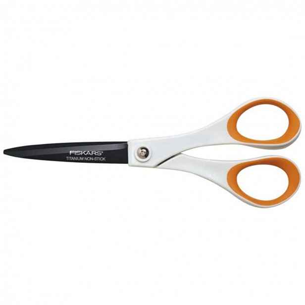 FISKARS - Nůžky univerzální, pro praváky, délka 18 cm, bílá 1004720