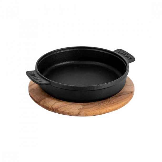 Kulatý mini kastrol se stojanem, 17 cm - značka LAVA