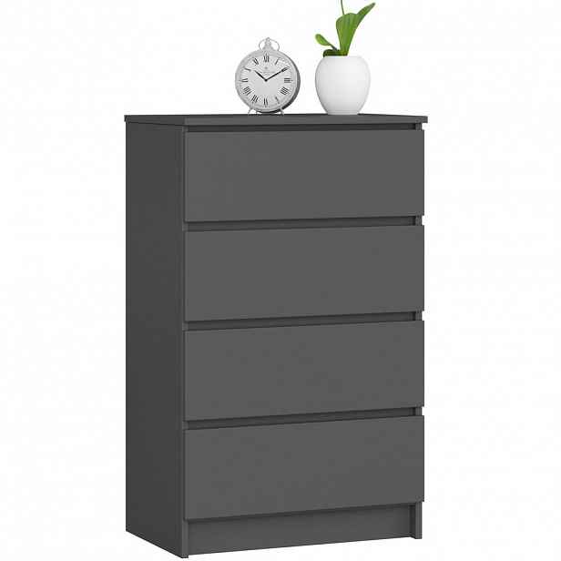 RAUMHIRSCH FURNITURE KOMODA grafitově šedá 99/60/40