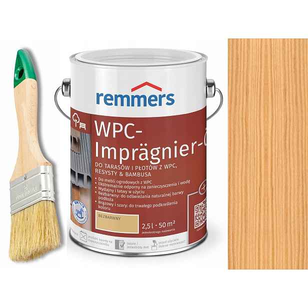 Remmers Wpc Olej z kompozitů a teras Bezbarvý 2,5L