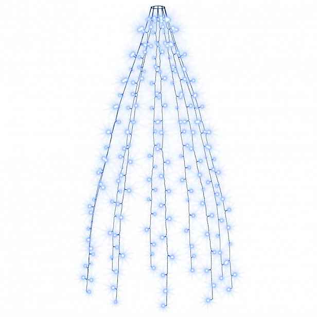 vidaXL Světelná síť na vánoční stromek 210 modrých LED diod 210 cm