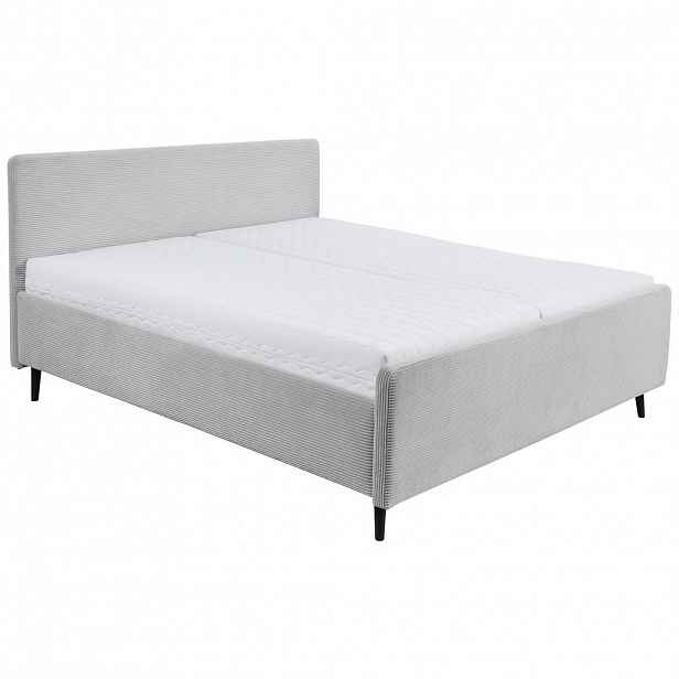 MID.YOU ČALOUNĚNÁ POSTEL, 180/200 cm, světle šedá