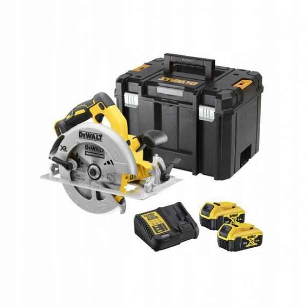 DeWalt DCS570P2 aku okružní pila 18V/2*5Ah, bezuhlíkový motor, prořez 64mm