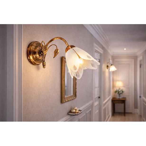 Euro-Lamp Tradiční nástěnné svítidlo s listem 1x60W Výrobce