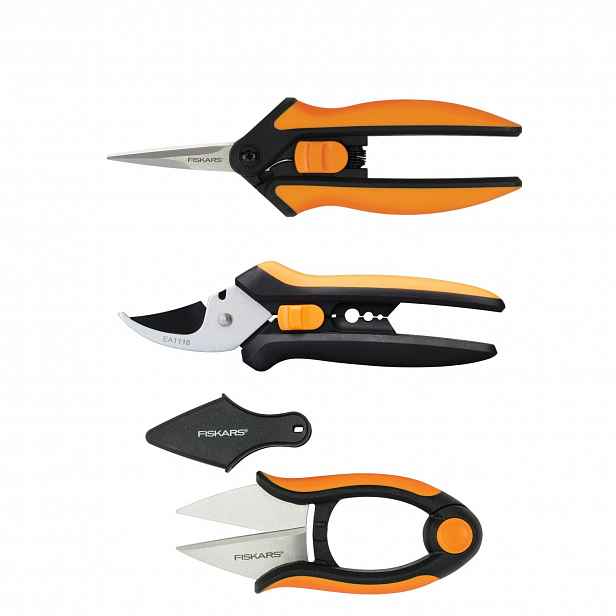 Fiskars Zahradní sada Zahradní nůžky na větvičky 2 x Nůžky na rostliny a květiny