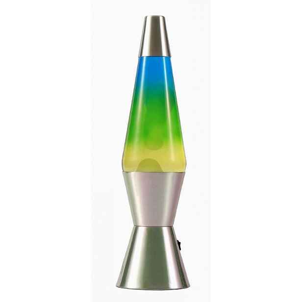 Lávová lampa Lava Lawa XL3322 Stříbrná chromovaná lávová magmatická lampa Ito