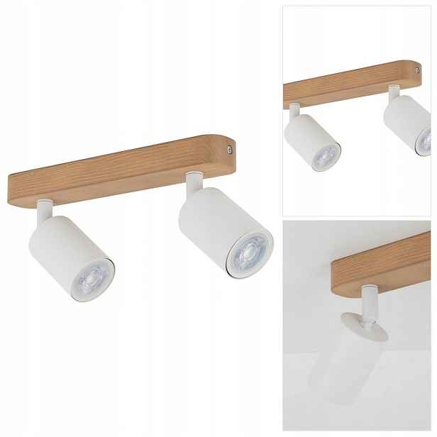 Spot Top bílý pohyblivý harmonické osvětlení v pracovně Tk Lighting