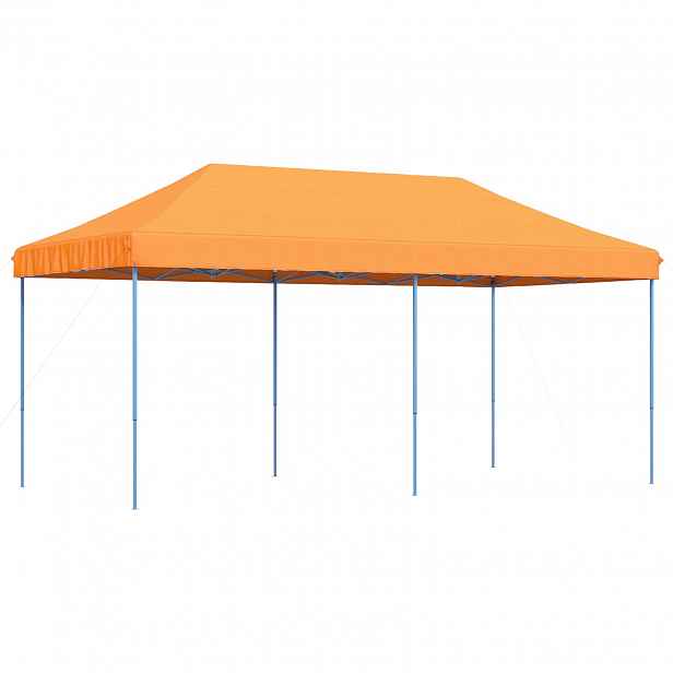 vidaXL Party Stan 292 x 580 x 315 cm Oranžová Oxford látka