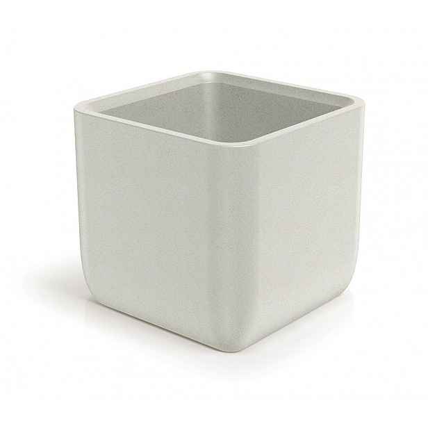 Ethick Květináč MOLTA CASE SQUARE 40 cm, světlý granit