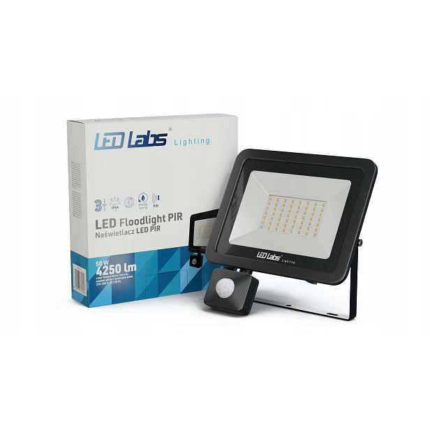 LL Led Smd zářič 50W Pir 230V Neutrální