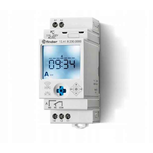 Týdenní hodinky Astro Nfc 1P 16A IP20 230V Ac/dc 12A182300000PAS