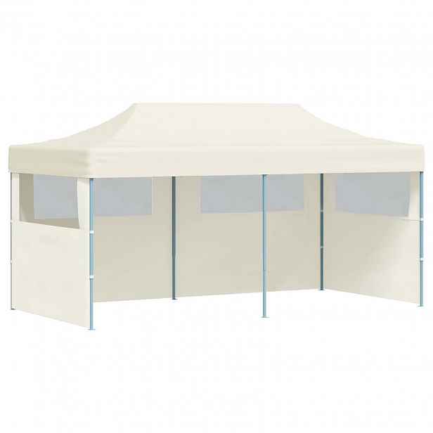 vidaXL Party Stan 291 x 580 x 315 cm Krémová Oxford látka