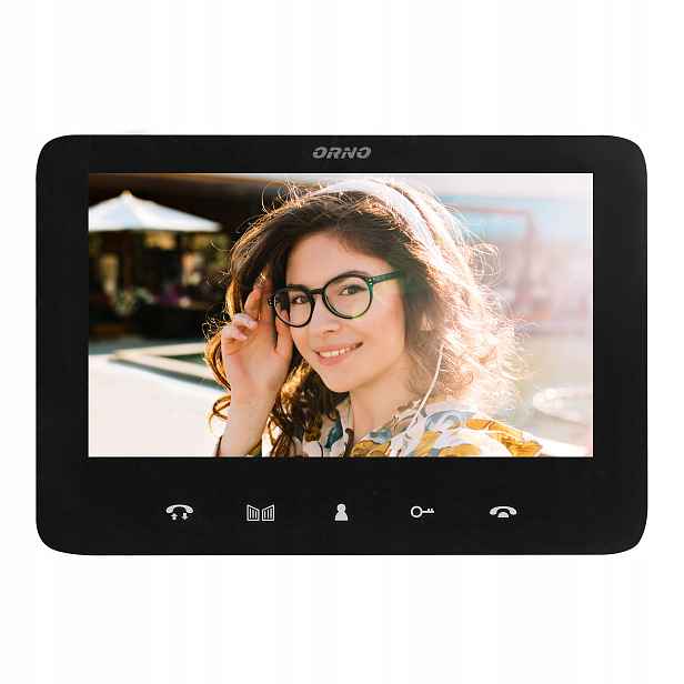 Video monitor, 7" pro sada. Indi, Scuti černý