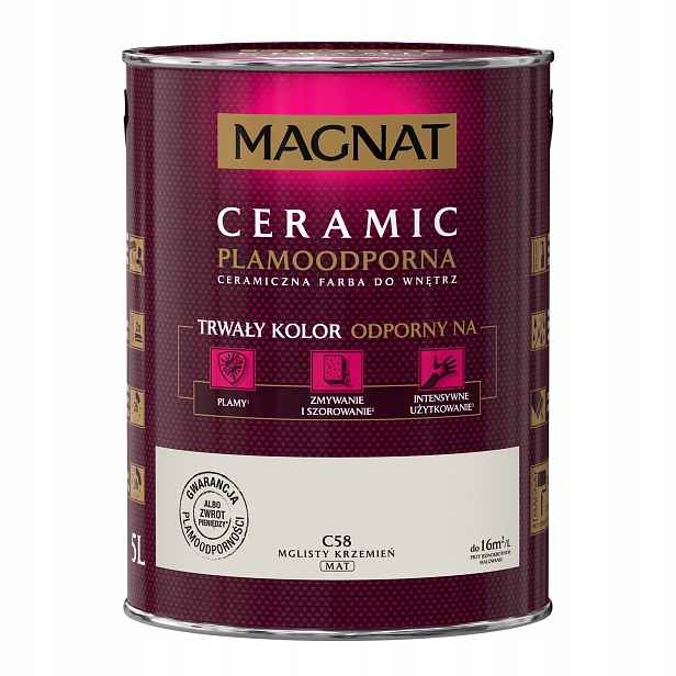 Barva Magnat Ceramic 5L C58 Mlhavý Křemík