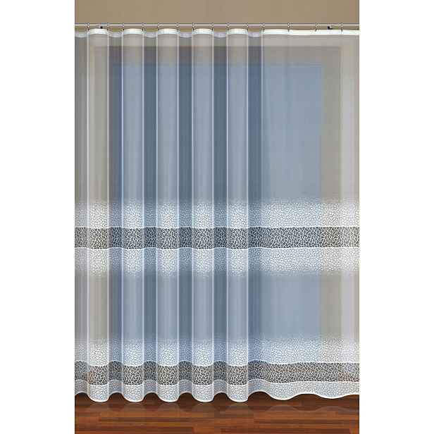 Mg Záclona 34943 Bílá výška 250 cm 200 x 250 cm, hotová s páskou M