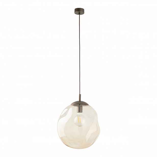 Závěsná lampa Pendant Hnědá 1xE27 15W Nastavitelná 175 cm Kov Tk Lighting