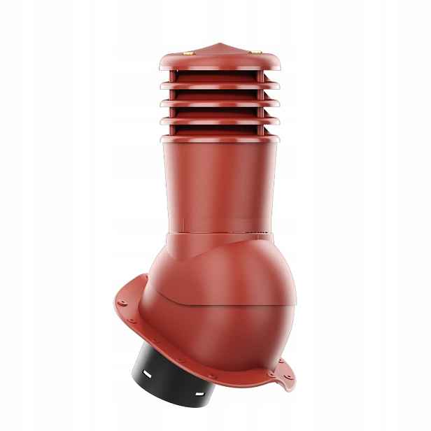 Větrací komín Smartline profil N fi 150 mm, nezateplený, červený