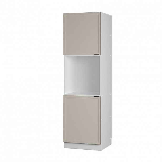 Vicco SKŘÍŇKA NA VESTAVĚNOU TROUBU Fame-Line GreyBeige 60 cm s otevřenou policí