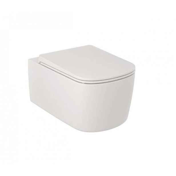 Kludi Resa S - Závěsné WC, Rimless, Spiralflush, matná bílá 27WCW0153