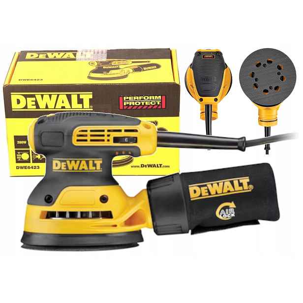 Excentrická Síťová Bruska MULTIFUNKČNÍ125 mm 280 W DeWalt DWE6423
