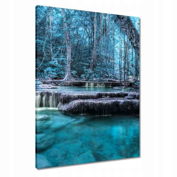 Obrazy 60x80 Erawan Modrý vodopád