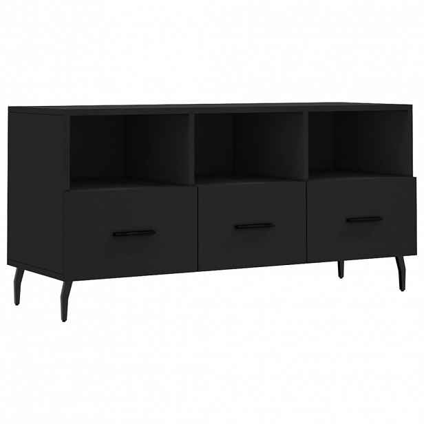 vidaXL TV skříňka černá 102 x 36 x 50 cm kompozitní dřevo