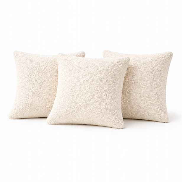 Sada 3 kusů dekoračních povlaků na polštáře 40 cm x 40 cm, sada 3 ks