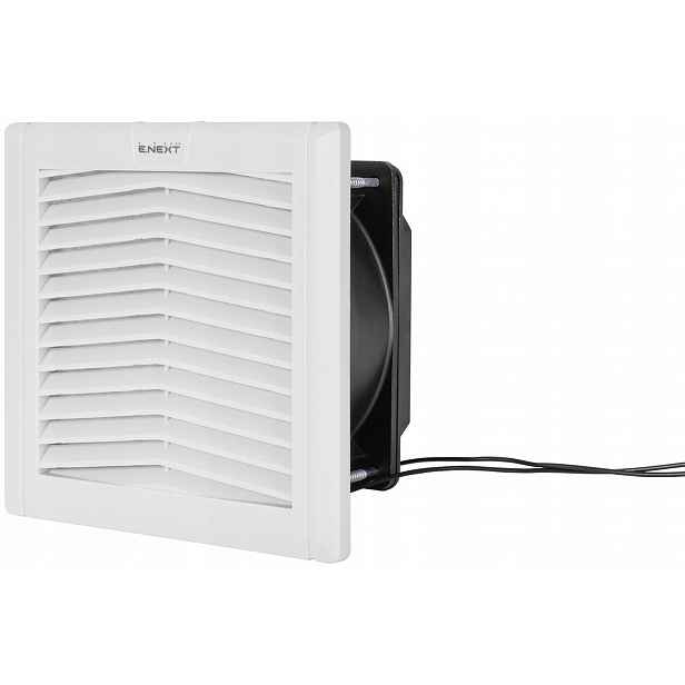Ventilátor s filtrem 148x148mm na otvor 120x120mm 22W
