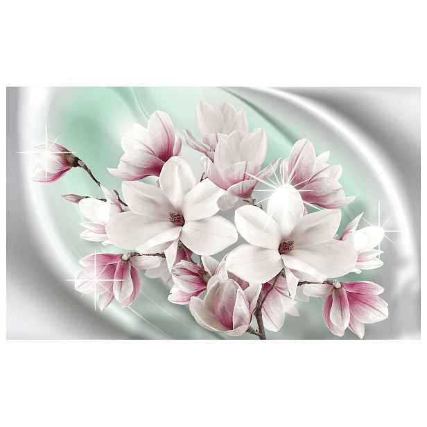 Vliesová fototapeta Magnolie jemné růžové květy 300x210 lepidlo