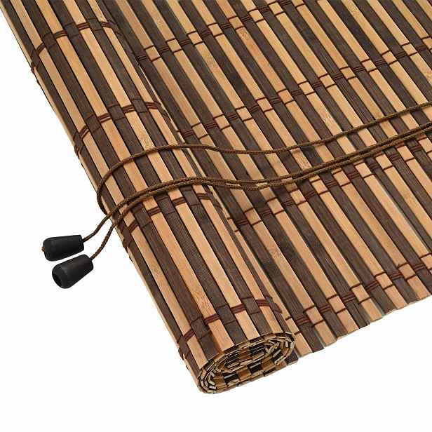 vidaXL Roleta Hnědá 40 x 220 cm Bambus