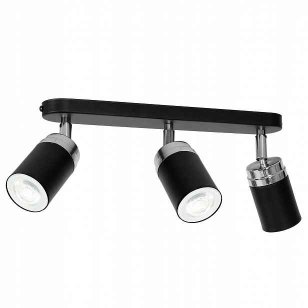 Černý Stropní Svítidlo Led Lampa Stropní Panel Tuba X3